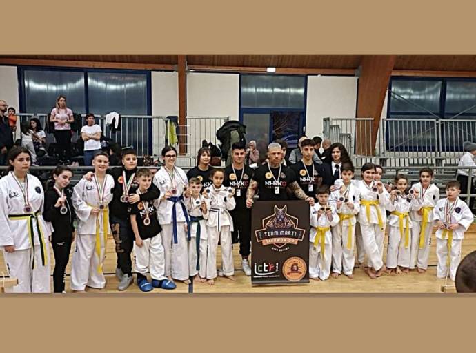 ASD Parabellum di Venaria Reale brilla ai campionati di Taekwon-do ICTF Libertas: 11 ori,12 argenti e 11 bronzi